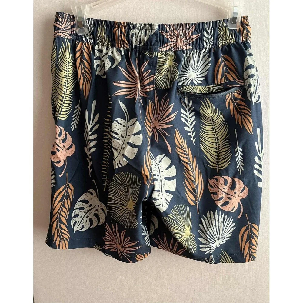 Goodfellow & Co. Men's Size XS Leaf Print Board Shorts Swim Trunks With Liner